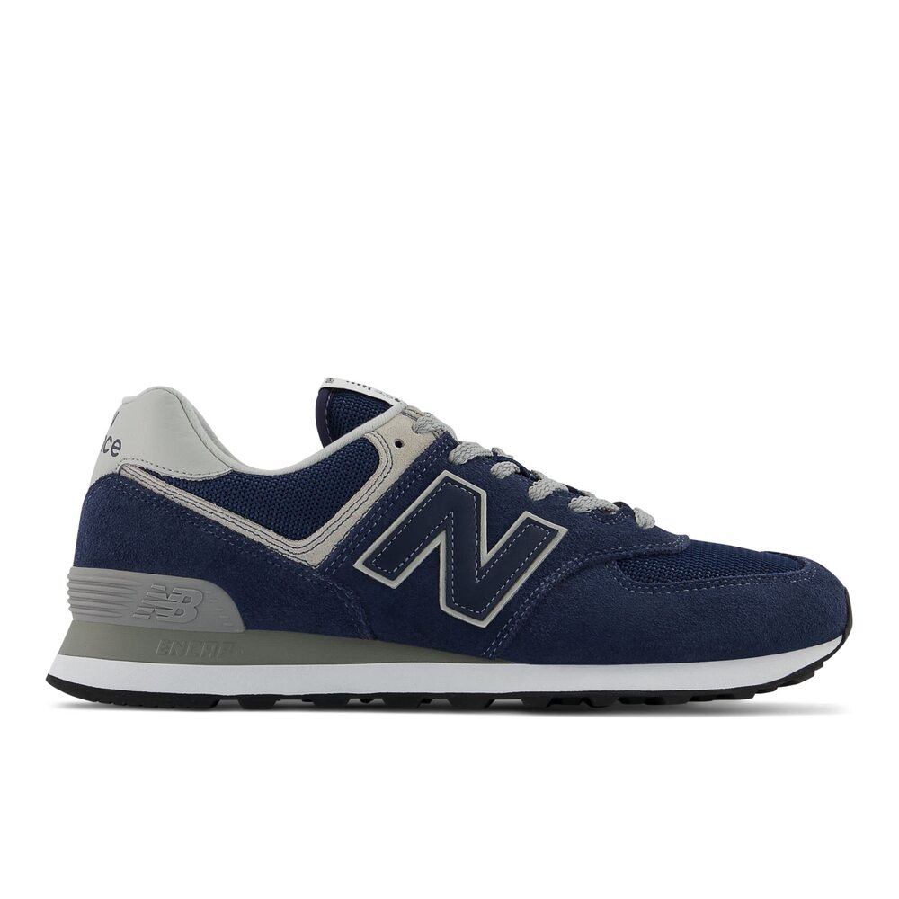 NEW BALANCE MEN'S 574 V2 EVERGREEN SNEAKER, BLACK IRIS/BLACK IRIS, 8.5